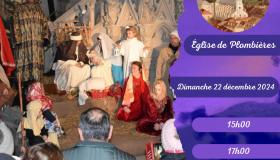 Affiche crèche vivante 2024