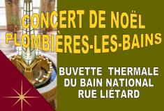 Affiche concert de Noël 2017 Plombières les Bains